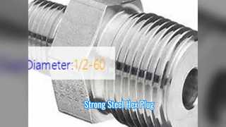 Gesmeed gelegeerd staal zeskantplug/inch